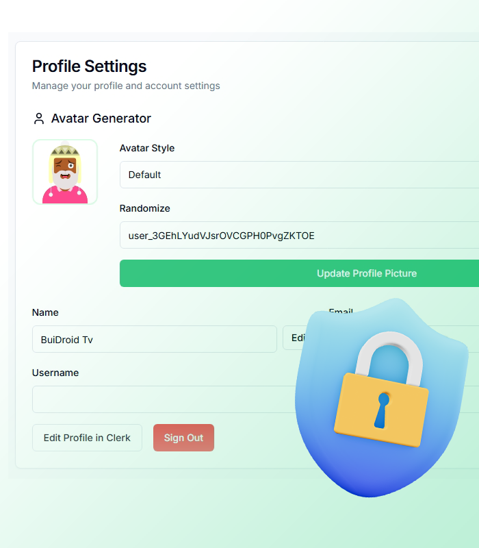 User system with secure registration, login, role-based access and session handling