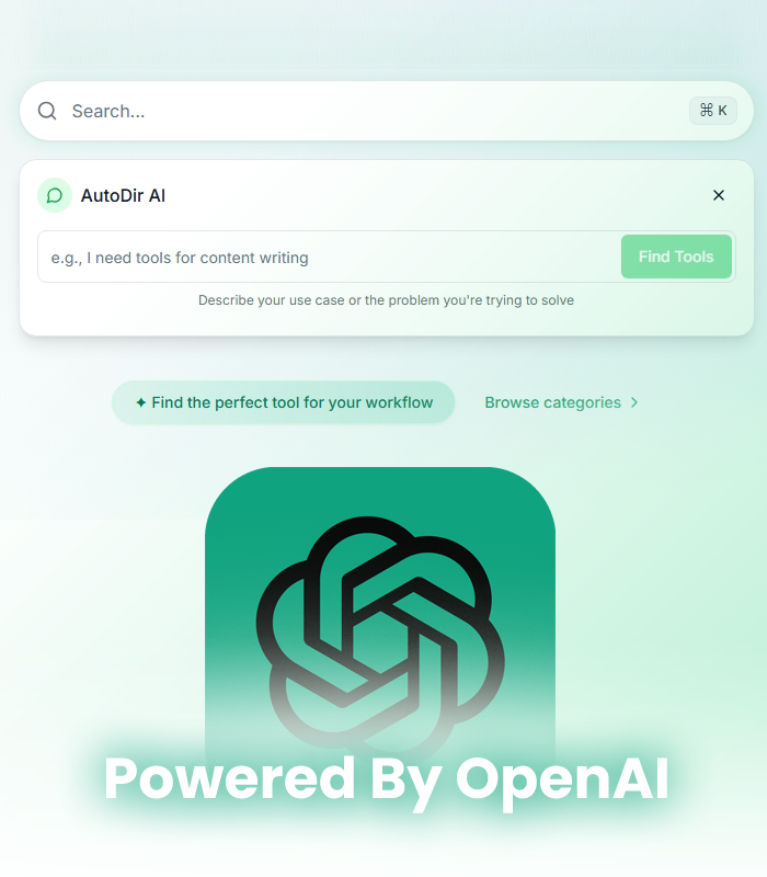AI enhancements including smart categorization, tagging and recommendations powered by OpenAI